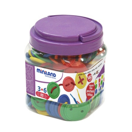 Bote de Botones ensartables | Recunchos Didácticos