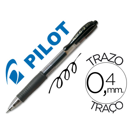 Bolígrafo Pilot G-2 TINTA GEL- COLOR NEGRO | Recunchos Didácticos