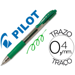 BolígrafoPilot G-2 TINTA GEL -COLOR VERDE | Recunchos Didácticos