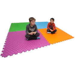 Tapiz juegos 100 x 100 x 1 cm Azul Celeste | Recunchos Didácticos