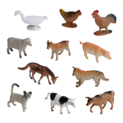 Bote 60 animales de granja | Recunchos Didácticos