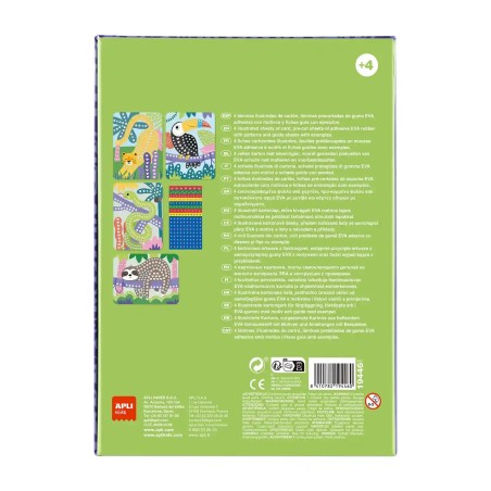 Mosaico de Jungla con Goma Eva | Recunchos Didácticos