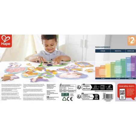 Puzzle Amigos de la Granja para bebés | Recunchos Didácticos