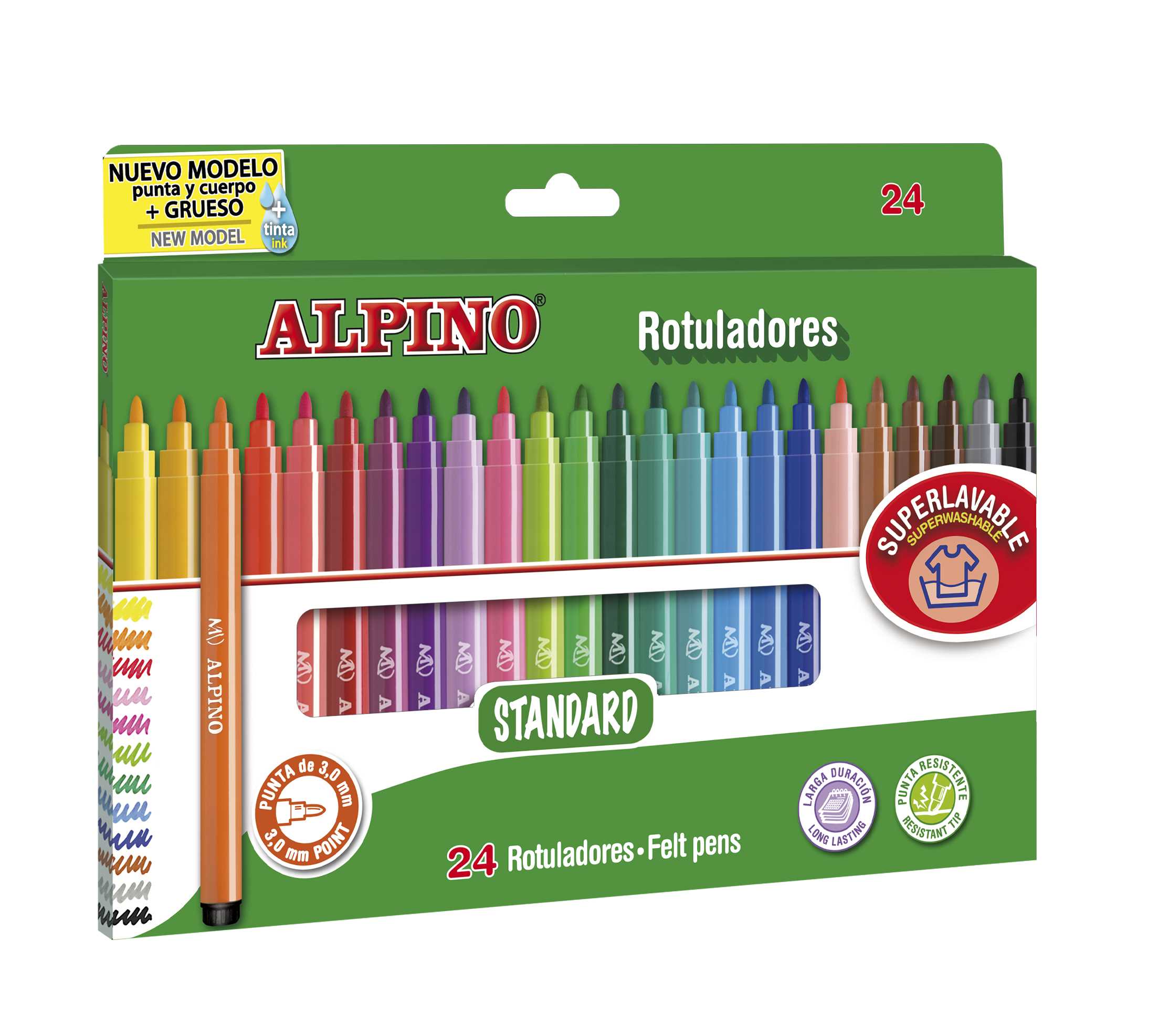 Rotulador ALPINO MAXI 6 colores