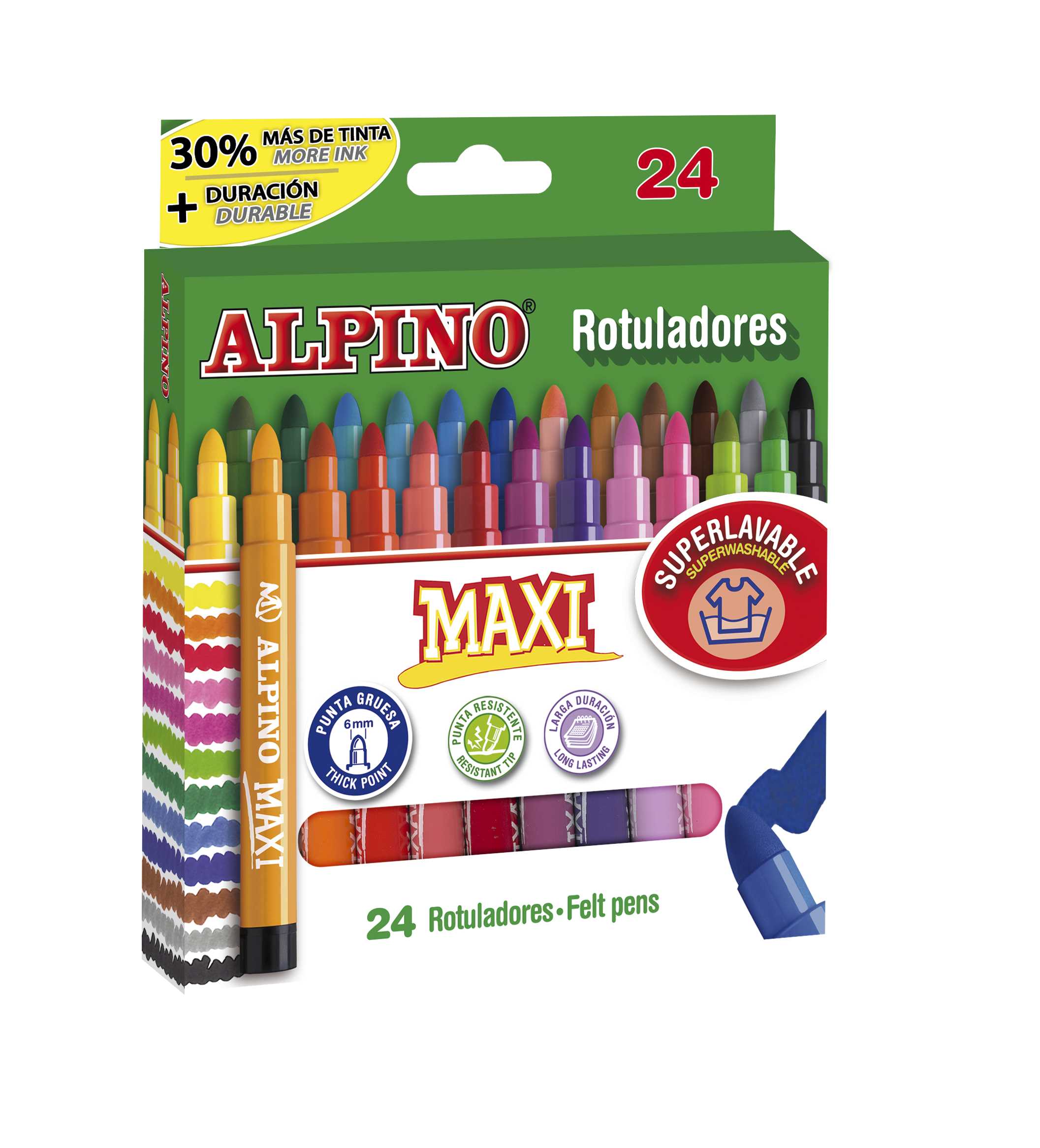 Estuche 12 rotuladores Alpino para Brush Lettering - Fieltro - Los mejores  precios