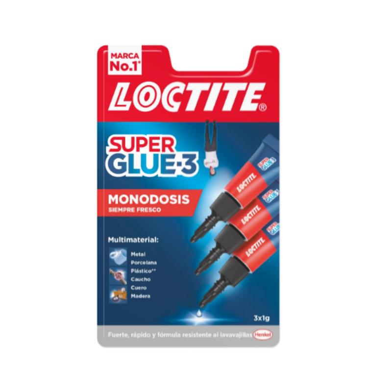 Super Glue 3 Loctite 3x1gr 3+1