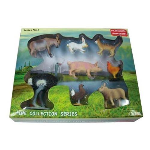 SET ANIMALES GRANJA 8UDS