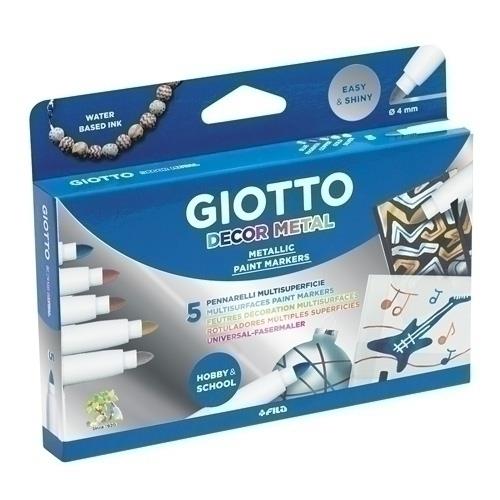 ROTULADORES GIOTTO DECOR MATERIAL 6 COLORES