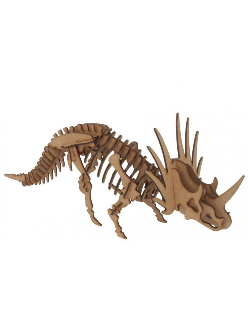maqueta 3d styracosaurus POCKET | Recunchos Didácticos