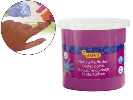 Pintura dedos Jovi 500 ml. Negro 